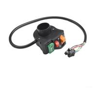 Interruttore on/off a 3 funzioni per luce faro moto | 3 in 1 per il design, controlla la potenza degli indicatori di direzione dei fari, si adatta a barre da 22 mm