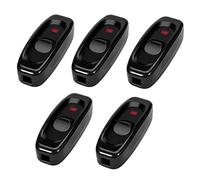 Interruttore ON off, AC 250V 10A Inline ON off Interruttore Cavo Cavo Lampada da Tavolo con Spia LED (Nero)