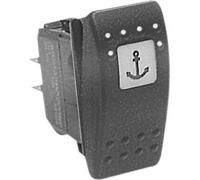 Interruttore ON-OFF impermeabile con doppio LED, 12/24V Osculati 14.192.06