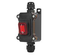 Interruttore On Off, Interruttore a Cavo in Linea Impermeabile IP65 con Spia Rossa, 220 V 30 A, Controllo ON/OFF a doppia posizione, interruttori a bilanciere ad alta potenza