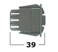 INTERRUTTORE (ON)-OFF-(ON) 2 LAMPADINE 12 V ACCESSORI NAUTICA