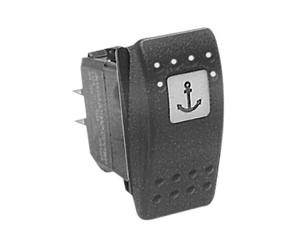 Interruttore ON-ON 2 led rossi 12 V - 1 PZ - 14.192.57 - 1419257