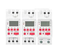 Interruttore orario 15A 20A 30A Interruttore orario digitale LCD programmabile su guida DIN settimanale ACDC 12V 24V 110V 220V 240V 1 pz(THC-15A-ACDC12V)