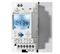 Interruttore Orario Digitale NFC Settimanale 2 Scambi 16A - FINDER 126282300000