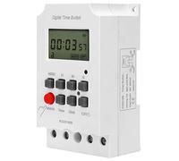 Interruttore Orario Digitale Timer Elettronico Digitale Display LCD Extra Large Timer per Microcomputer LCD Seconda Temporizzazione di Controllo 32 Gruppi On/Off 220V KG316S Intervallo di Tempori