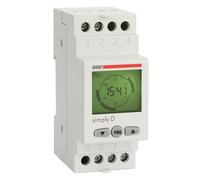 Interruttore orario digitale Vemer Simply D con programmazione giornaliera VE512000