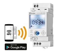 Interruttore Orario Settimanale Digitale programmabile NFC Finder 12.61.8.230