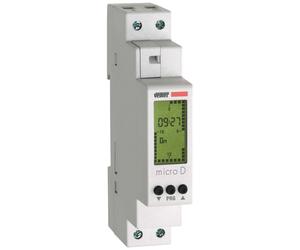 INTERRUTTORE ORARIO TIMER DIGITALE PROGRAMMABILE DA BARRA DIN VEMER VE758100