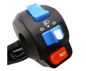 Interruttore per abat jour Moto Scooter Ciclomotore 7/8 "Interruttore Luce Sinistra Controllo Indicatori Di Direzione Clacson Con Tubo Manubrio 22mm 8 Fili Con Leva Freno Interruttore di controllo del