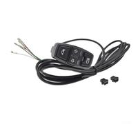 Interruttore per bici elettrica tutto in uno con pulsante per clacson, faro e indicatore di direzione progettato per adattarsi a più tipi di bici, tra cui scooter e moto