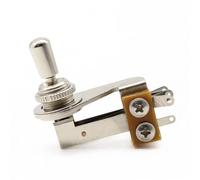 Interruttore Per Chitarra A 3 Vie Selettore Pickup Per Chitarra In Metallo Interruttore A Levetta Punta In Metallo Tipo L Per Chitarra Elettrica(Silver)