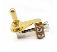 Interruttore Per Chitarra A 3 Vie Selettore Pickup Per Chitarra In Metallo Interruttore A Levetta Punta In Metallo Tipo L Per Chitarra Elettrica(Gold)