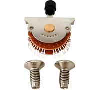 Interruttore per chitarra a 5 vie, interruttore per chitarra ST, selettore pickup a leva super a 24 pin con commutazione fluida, include viti di montaggio, ricambio per chitarre elettriche, 43 x 58 mm