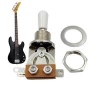Interruttore Per Chitarra - Commutatore A 3 Vie | Controllo Selettore Pickup, Meccanismo Di Precisione Antiscivolo, Accessorio Per Strumenti Elettrici, Contatto In Metallo Resistente, Parte Di Ricambi