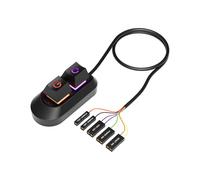 Interruttore per computer da tavolo con luci LED RGB A