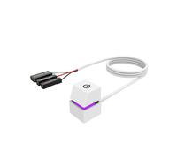 Interruttore per Computer da Tavolo LED Colorato Scheda Madre PC Pulsante di Accensione/Spegnimento Esterno Cavo di Estensione per Ufficio B