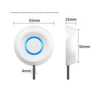 Interruttore per computer da tavolo Scheda madre PC Luce LED esterna di avvio Nero