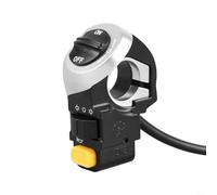 Interruttore per faro elettrico 3 in 1 con segnale di direzione e controllo ON/OFF Klaxon per manubrio da 7/8 pollici o bici elettrica con cavo da 170 cm