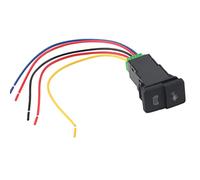 Interruttore per luci antinebbia a filo, interruttore per lampade antinebbia automotive con foro riservato, interruttore in ABS resistente al calore, impermeabile IP66, 12 V, 40 A,