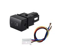 Interruttore per luci diurne a LED per auto con registratore di guida, fendinebbia anteriore e posteriore, con cavo, adatto per Nissan Sylphy, Teana(Rear Fog Light)