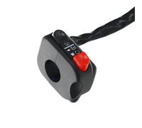 Interruttore Per Manubrio Da 7/8" Con Cavo Da 54 Cm Pulsante Clacson Per Moto Indicatore Di Direzione Fendinebbia Elettrico Interruttore Di Avviamento Per Manubrio Blocchetto Accensione(Left)