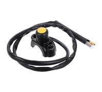 Interruttore per Manubrio Moto, Controllo Fari e Clacson | Montaggio su Supporto Specchio e Pompa Freno, Struttura in Plastica e Metallo, Design Unico