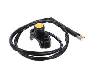 Interruttore per Manubrio Moto, Controllo Fari e Clacson | Montaggio su Supporto Specchio e Pompa Freno, Struttura in Plastica e Metallo, Design Unico