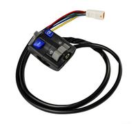 Interruttore per manubrio moto lato sinistro con indicatore di direzione e per funzioni clacson, si adatta alla maggior parte delle moto per un comodo controllo di guida