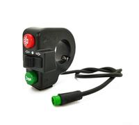 Interruttore per manubrio scooter elettrico con funzionalità 3 in 1, luce, indicatore di direzione e controllo dell'acceleratore