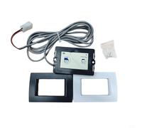 Interruttore per montaggio a parete, per Thetford RV WC Silence Plus 36387 Pannello di controllo di ricambio in plastica nera a 2 vie circuito ON-OFF controller elettronico