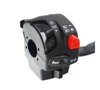 Interruttore per moto da 22 mm compatibile con il pulsante del clacson per moto, gira il controller del manubrio per l'avvio della luce del fendinebbia(Left)