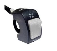 Interruttore Per Motocicletta Interruttore Motocicletta Pulsante Controllo ON OFF Supporto Manubrio Faro Lampada Segnalazione Interruttori Modificati Accessori(GRAY)