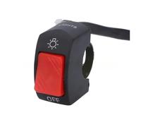 Interruttore Per Motocicletta Interruttore Motocicletta Pulsante Controllo ON OFF Supporto Per Manubrio Faro Lampada Segnalazione Interruttori Modificati Accessori(Red)