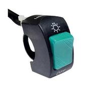 Interruttore Per Motocicletta Interruttore Per Motocicletta Pulsante Controllo ON OFF Supporto Per Manubrio Faro Lampada Segnalazione Interruttori Modificati(Green)