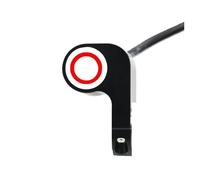 Interruttore Per Motocicletta Per Motociclette Interruttore Montaggio Su Manubrio 22 Mm Per Fari Fendinebbia ON OFF Anabbaglianti In Lega Alluminio Con Indicatore(Auto Red)