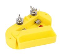 Interruttore per Recinzione Elettrica Tagliata, Tenditore per Filo per Recinzione in Plastica Portatile per Allevamento di Bestiame con Promemoria Posizione Interruttore, Colore