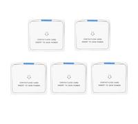 Interruttore per risparmio energetico per hotel da 5 pezzi, tessera magnetica per hotel, pannello sensore di elettricità, carta d'identità per risparmio energetico, carta T5557