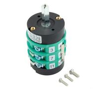 Interruttore per smontagomme resistente per motori da 220 V o 380 V con controllo in avanti e indietro sui pedali del tavolo di svolta realizzato in materiale ABS resistente al fuoco con viti (stile A