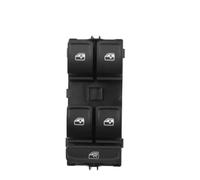 Interruttore per sollevamento finestre Interruttore alzacristallo elettrico 5G0959857D per Volkswagen Golf 7 per Passat 3G Seat Ateca Ibiza ST 5G0959857(No Chrom-White Light)