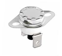 Interruttore per stufa a pellet SRV230-1290 per quadra-fuoco per riscaldamento, disco a scatto ad alto limite di ripristino manuale SPDT componente termico argento 3,2 cm