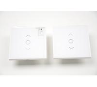 meross 2 Pcs Interruttore per tapparelle con Controllo percentuale (è necessario un filo neutro), Timer Switch per Persiane e Tende compatibile con Alexa, Google Home e SmartThings, Telecomando