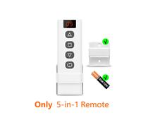 Interruttore per tapparelle radiocomandato e trasmettitore 5 in 1 110 V/220 V RF, 1 telecomando, 5 c