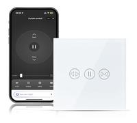 Interruttore per Tapparelle WiFi, 1 Vie Interruttore Touch per Tende e Persiane Compatibile con Alexa e Google Home, Smartlife/Tuya, Controllo Temporizzato, Comando Vocale e APP (Richiede cavo neutro)