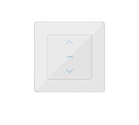 Interruttore per tapparelle WiFi per tende motorizzate e persiane con controllo timer, protezione da sovraccarico, per standard UE/UK, 2,4 GHz senza fili (bianco)
