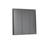 Interruttore per telecomando della luce, interruttore della luce wireless, senza batteria, telecomando autoalimentato, nessun cablaggio richiesto, adesivo impermeabile per interruttore da parete