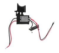 Interruttore per Trapano a Batteria 12V, Ricambio Universale per Avvitatore Elettrico con Controllo Velocità e Lucina, Interruttore a Grilletto per Trapano Elettrico - Compatibile con Modelli Comuni