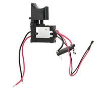 Interruttore per trapano elettrico, interruttore a grilletto per il controllo della velocità del trapano a batteria reversibile con batteria al litio da 7,2 V 24 V con luce piccola Adatto per trapano