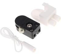 Interruttore per ventilatore Interruttore di controllo a trazione singola 2p/3p 200 aperto con filo centrale for lampada da parete e lampada da comodino(B)