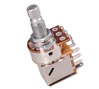 Interruttore potenziometro per chitarra elettrica/basso A100K per voci musicali, argento, stile 2