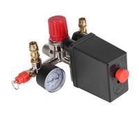 Interruttore Pressione per Compressore d'aria valvola Sicurezza a Doppio Calibro Controllo Della Pressione con regolatore Pressione 120